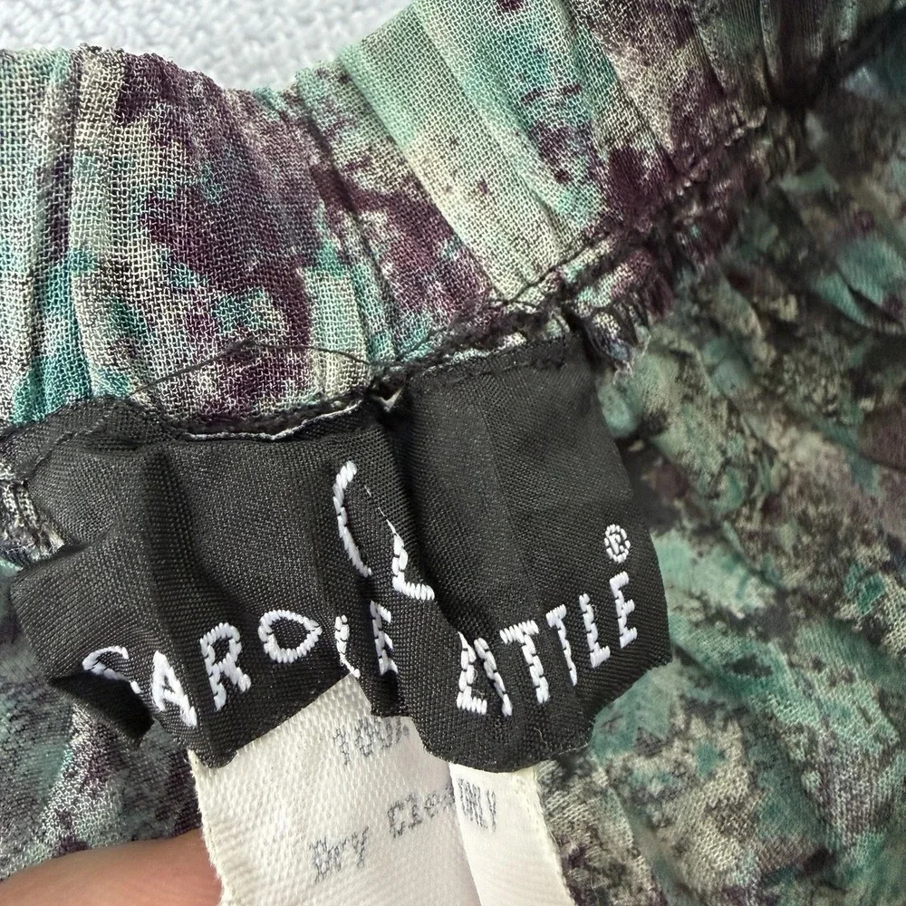 Vtg 90s Y2K Carole Little Midi Skirt Sz 14 Sheer Boho Fairy Whimsy Indie Grunge